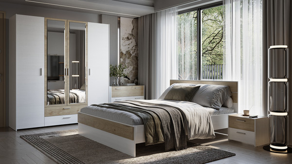 Комплект мебели для спальни Евва Венеция 1 ВН-1.1