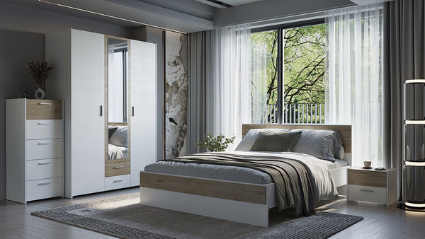 Комплект мебели для спальни Евва Венеция 5 ВН-1.5