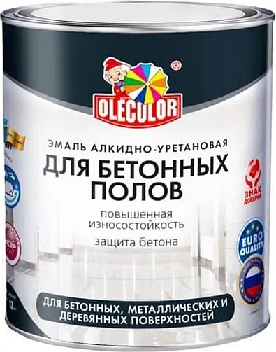 Эмаль Olecolor Для бетонных полов алкидно-уретановая - фото