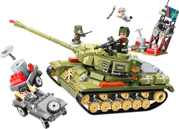 Конструктор Qman Combat Zone Танк атакует / 21014q