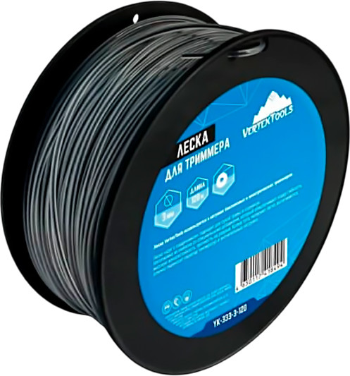 Леска для триммера Vertex Tools 3мм / YK-333-3-120 - фото