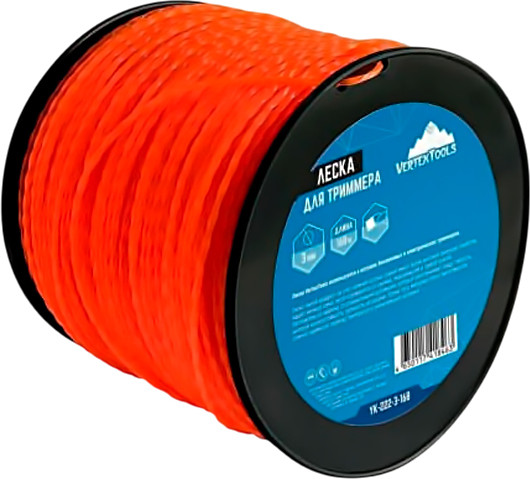 Леска для триммера Vertex Tools 3мм / YK-222-3-168 - фото