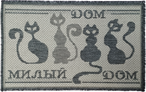 Коврик грязезащитный Витебские ковры 19 24С56-ВИ sz4387 b3 - фото