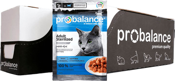 Влажный корм для кошек ProBalance Sterilized - фото