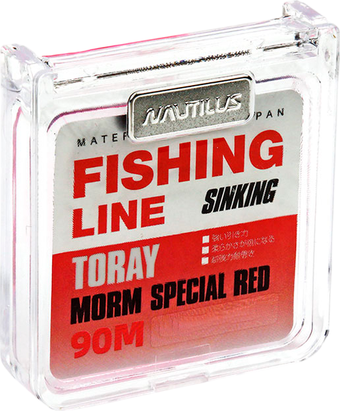 Леска монофильная NAUTILUS Toray Morm Special 0.092мм 1.15кг 90м red / 06-42302523 - фото