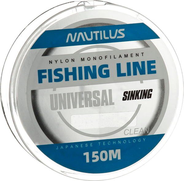 Леска монофильная NAUTILUS Universal 0.14мм 2кг 150м clean / 06-42302490 - фото