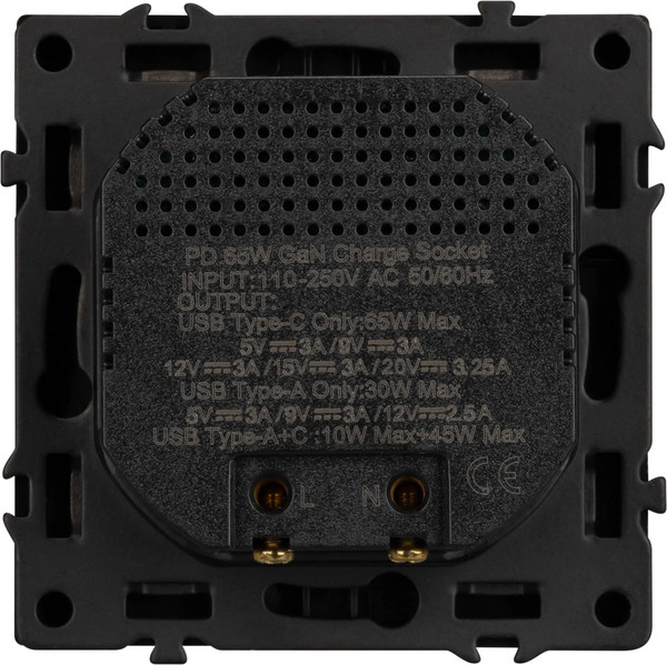 Розетка Arlight SCT-NOBE-MUAC-SFPL-FC-BK / 054317