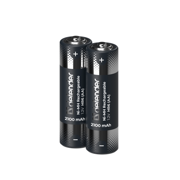 Комплект аккумуляторов Defender HR6-2BL 2100mAh АА Ni-MH / 56502