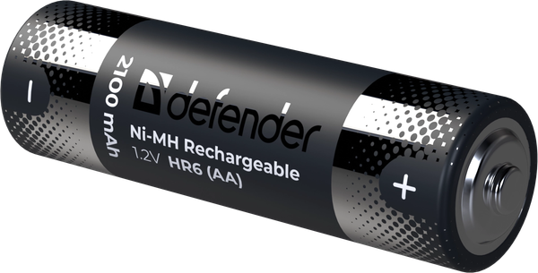 Комплект аккумуляторов Defender HR6-2BL 2100mAh АА Ni-MH / 56502