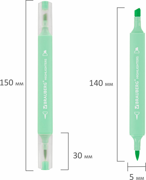 Набор маркеров Brauberg Tip-D / 152533