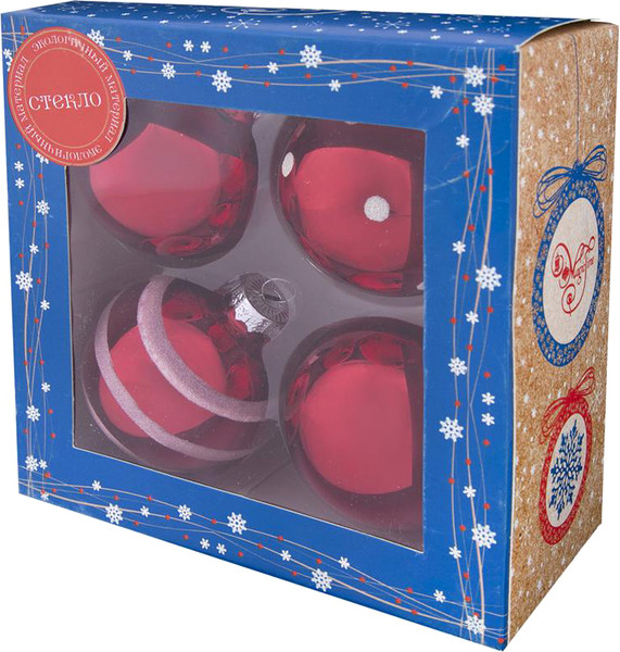 Набор шаров новогодних Феникс-Презент 78932 - фото