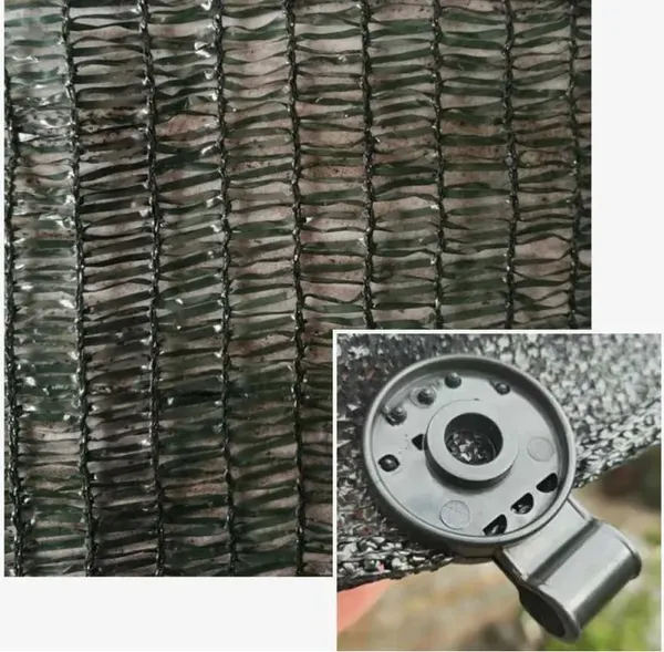 Сетка фасадная ЧЗМ Затеняющая 35% 2х5