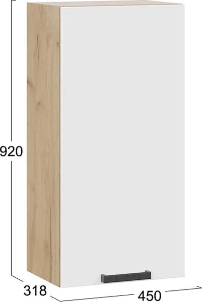 Шкаф навесной для кухни ТриЯ Детройт 1ВВ45 с одной дверью