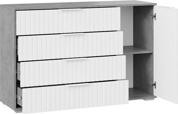 Комод ТриЯ Хилтон комбинированный