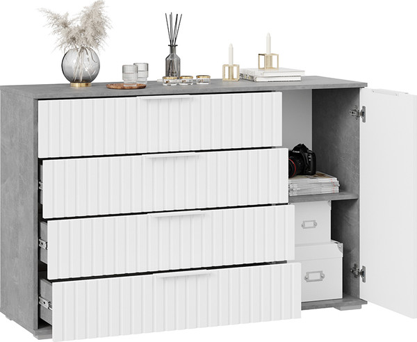 Комод ТриЯ Хилтон комбинированный