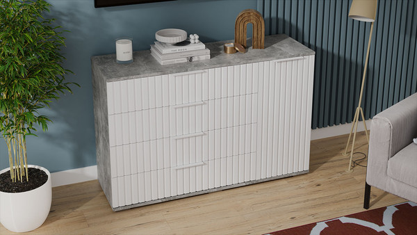 Комод ТриЯ Хилтон комбинированный