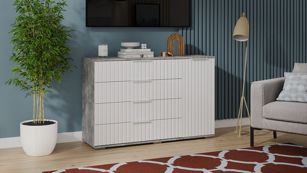 Комод ТриЯ Хилтон комбинированный