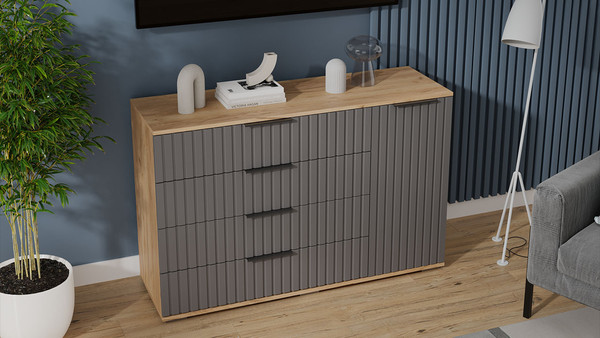 Комод ТриЯ Хилтон комбинированный