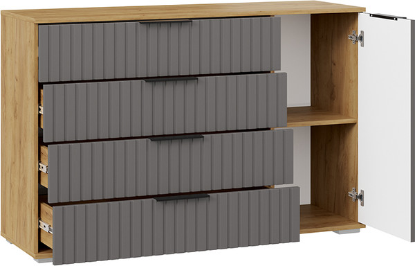 Комод ТриЯ Хилтон комбинированный