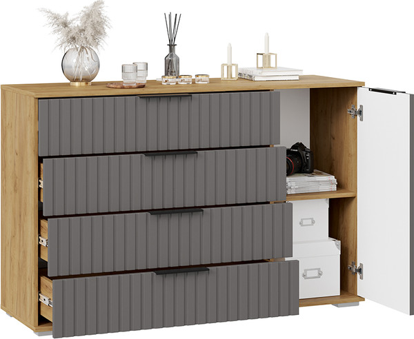 Комод ТриЯ Хилтон комбинированный