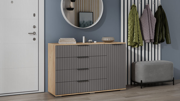 Комод ТриЯ Хилтон комбинированный