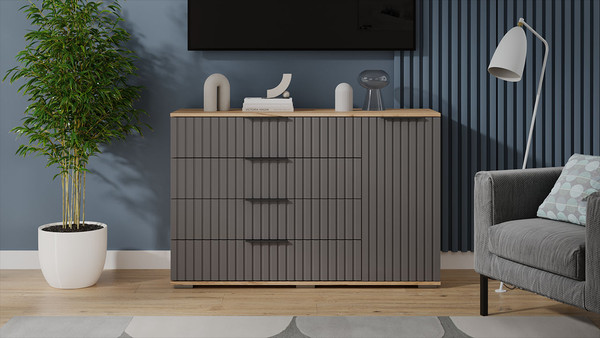 Комод ТриЯ Хилтон комбинированный