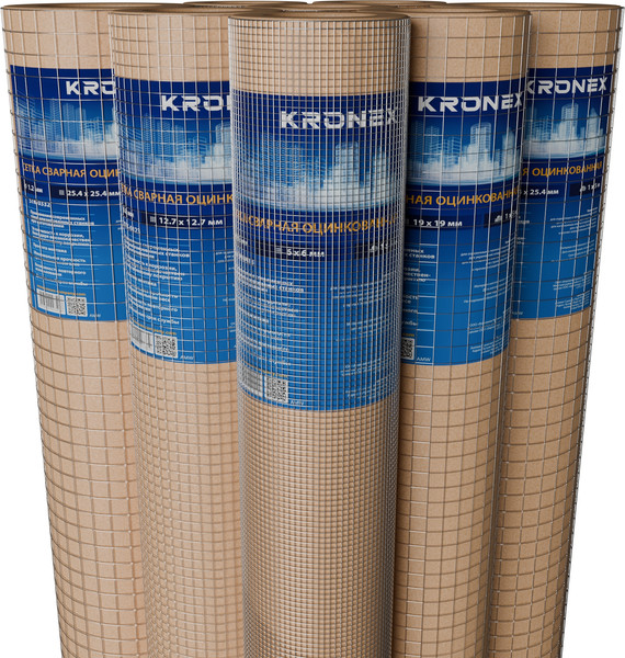 Сетка сварная Kronex 12.5/12.5/1 / STK-1300