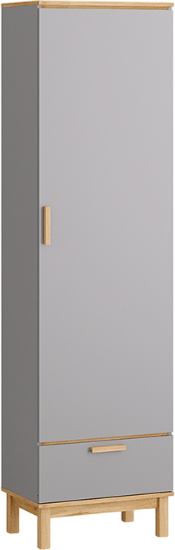 Шкаф-пенал MODULA Вирелле INV06HS-1D1S-602/398/2194(21) - фото