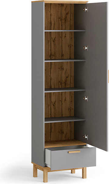 Шкаф-пенал MODULA Вирелле INV06HS-1D1S-602/398/2194(21)