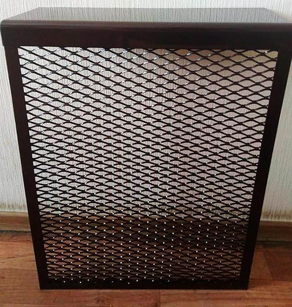 Экран для радиатора Ventale С сеткой 6 секции 590x610x140мм