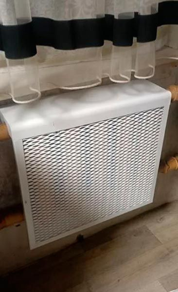 Экран для радиатора Ventale С сеткой 7 секции 690x610x140мм