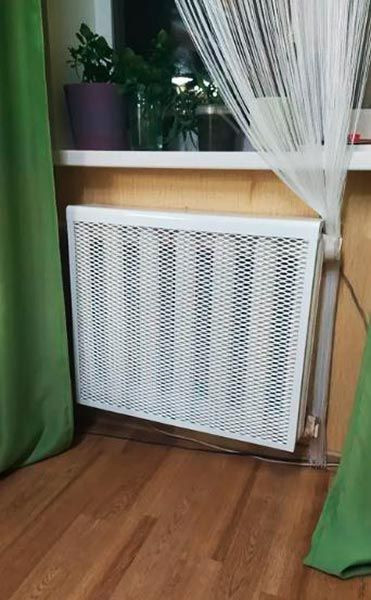 Экран для радиатора Ventale С сеткой 7 секции 690x610x140мм