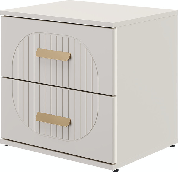 Прикроватная тумба MODULA Хелена INV02T-2S-502/398/490(18)