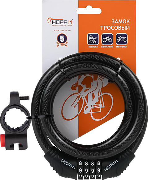 Велозамок Нора-М №21 с креплением на раму