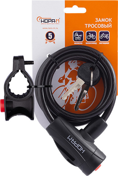 Велозамок Нора-М №23 с креплением на раму