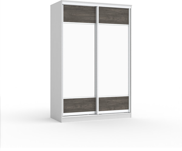 Шкаф-купе Кортекс-мебель Сенатор ШК10 геометрия с зеркалом - фото