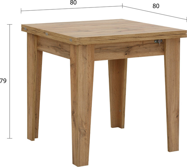 Обеденный стол MODULA Брита INV11SLR-800/800/780(10)