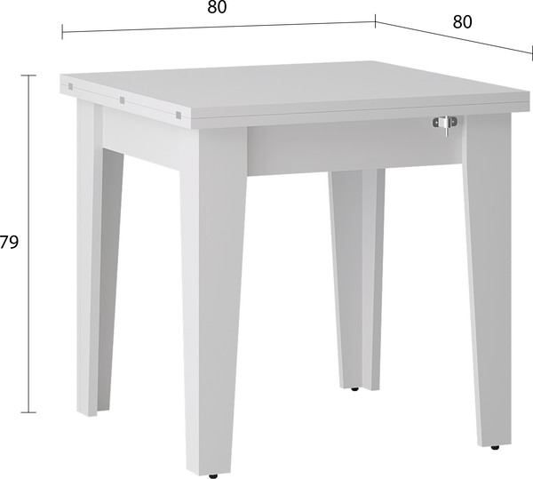 Обеденный стол MODULA Брита INV11SLR-800/800/780(11)