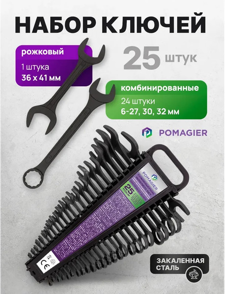 Набор ключей Pomagier POM-5261P36-41