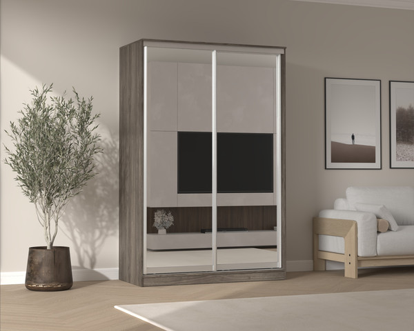 Шкаф-купе Кортекс-мебель Сенатор ШК10 классика 2 зеркала