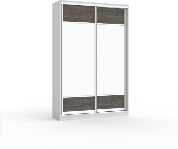 Шкаф-купе Кортекс-мебель Сенатор ШК10-45 геометрия с зеркалом - фото