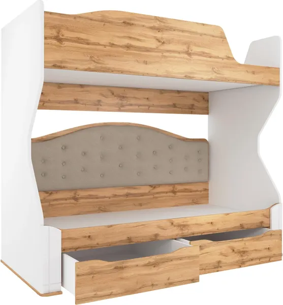 Двухъярусная кровать MODULA Карпин INV01KMW-2SR-2054/987/1829(03)