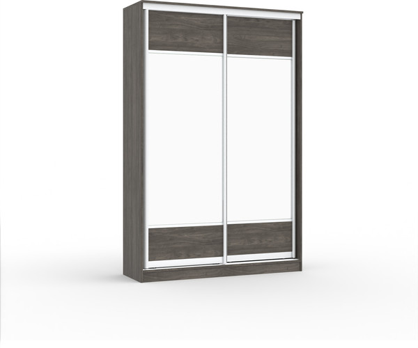 Шкаф-купе Кортекс-мебель Сенатор ШК10-45 геометрия с зеркалом - фото