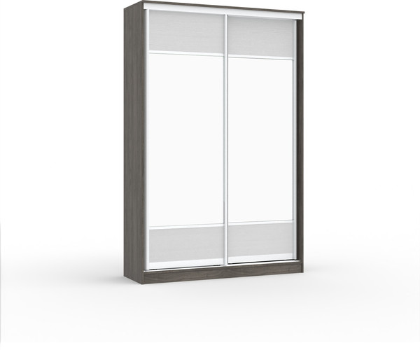 Шкаф-купе Кортекс-мебель Сенатор ШК10-45 геометрия с зеркалом - фото