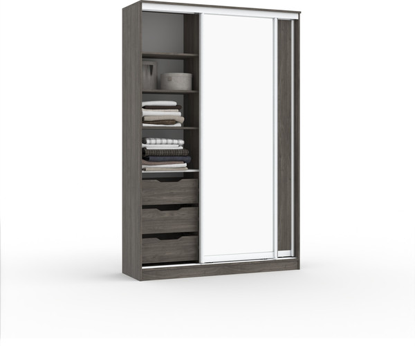 Шкаф-купе Кортекс-мебель Сенатор ШК10-45 классика с зеркалом - фото