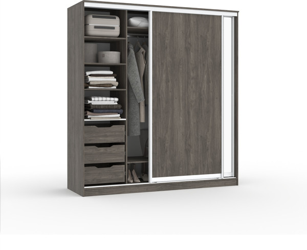 Шкаф-купе Кортекс-мебель Сенатор ШК12 классика с зеркалом