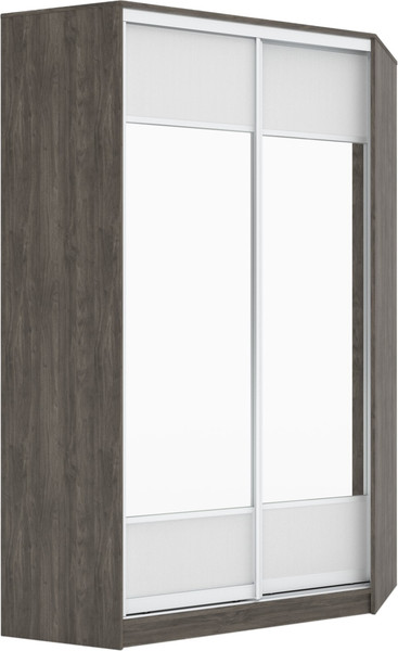 Шкаф-купе Кортекс-мебель Сенатор ШК30 геометрия угловой с зеркалом - фото