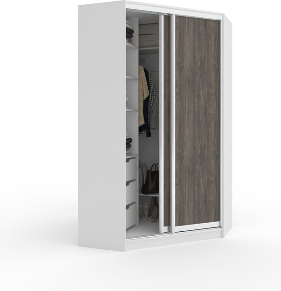 Шкаф-купе Кортекс-мебель Сенатор ШК30 классика угловой