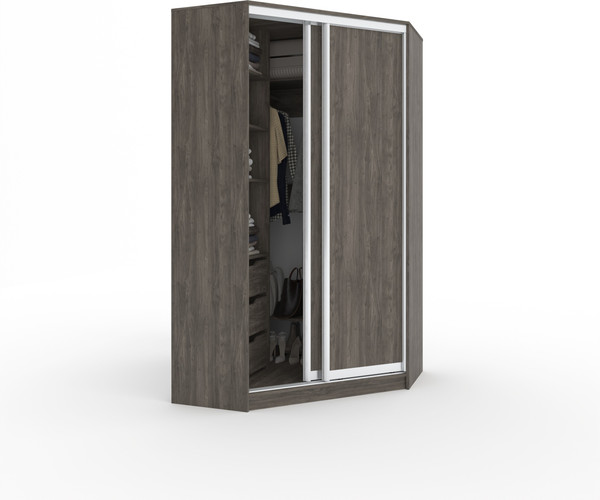 Шкаф-купе Кортекс-мебель Сенатор ШК30 классика угловой