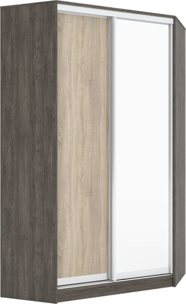 Шкаф-купе Кортекс-мебель Сенатор ШК30 классика угловой с зеркалом - фото